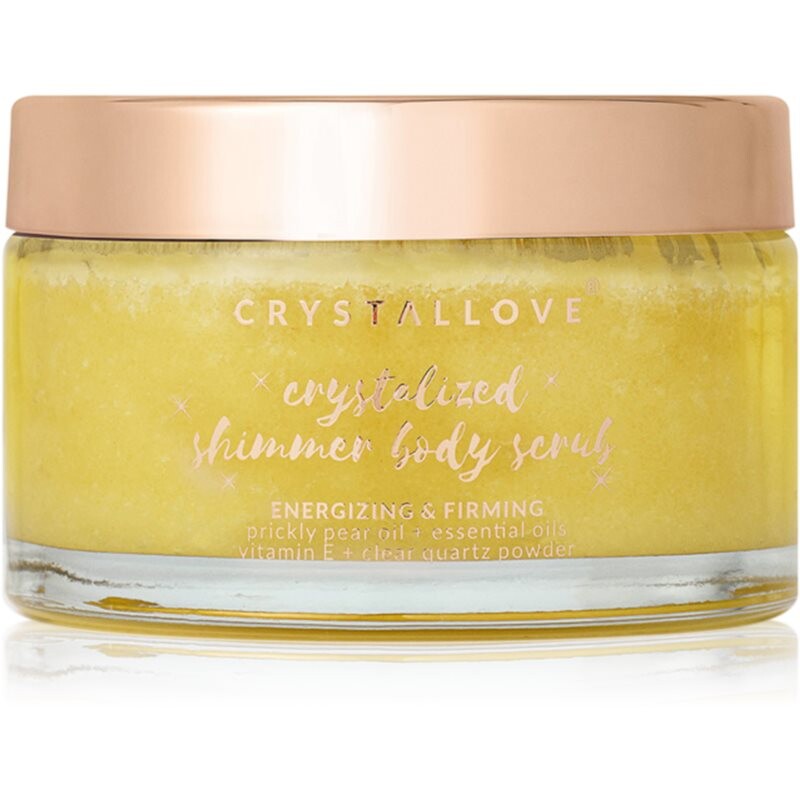 Crystallove Crystalized Shimmer Body Scrub telový peeling trblietavý 200 g