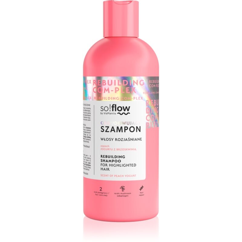 so!flow Rebuilding Com-Plex Shampoo For Highlighted Hair regeneračný šampón pre odfarbené vlasy 300 ml