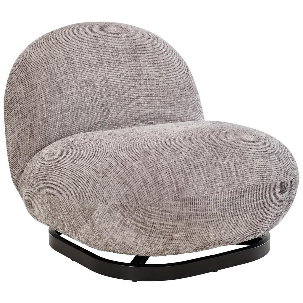 P & B KRESLO, textil, svetlosivá