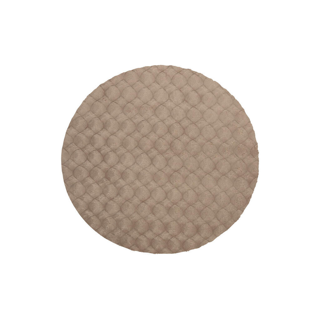 Kayoom KOBEREC S VYSOKÝM VLASOM, 200/200 cm taupe