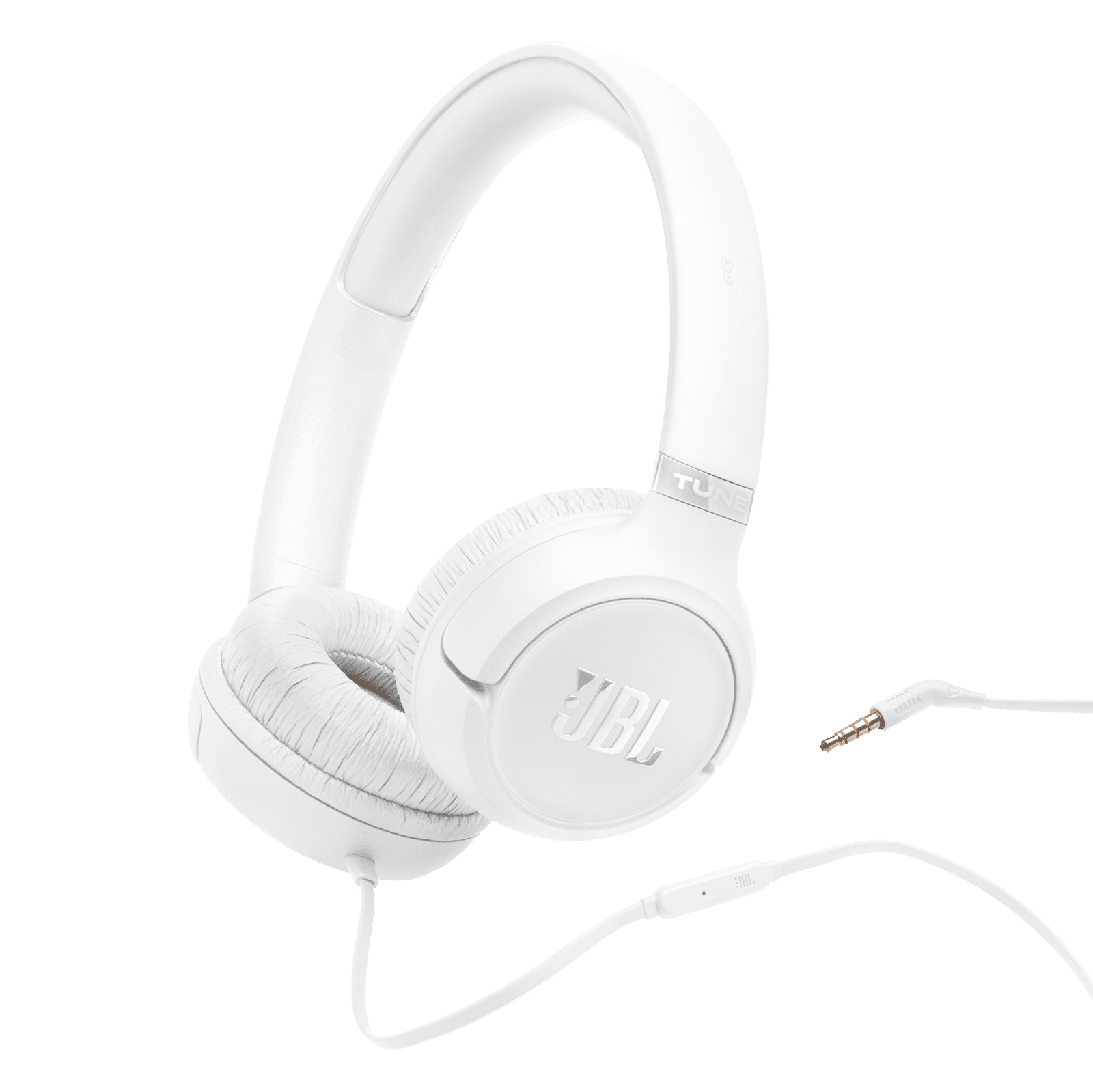 JBL Tune 530 White káblové slúchadlá na uši