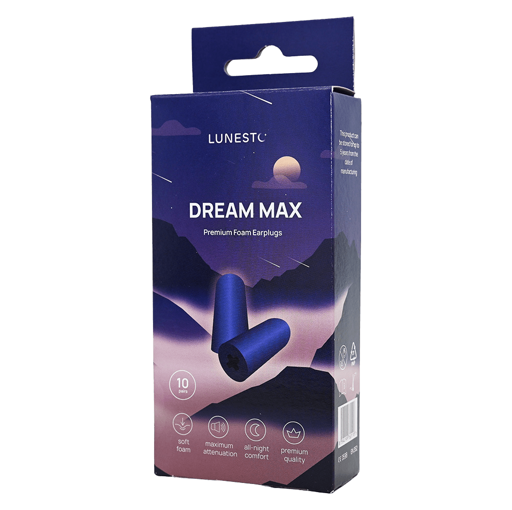 LUNESTO Dream Max penové štuple do uší 10 ks