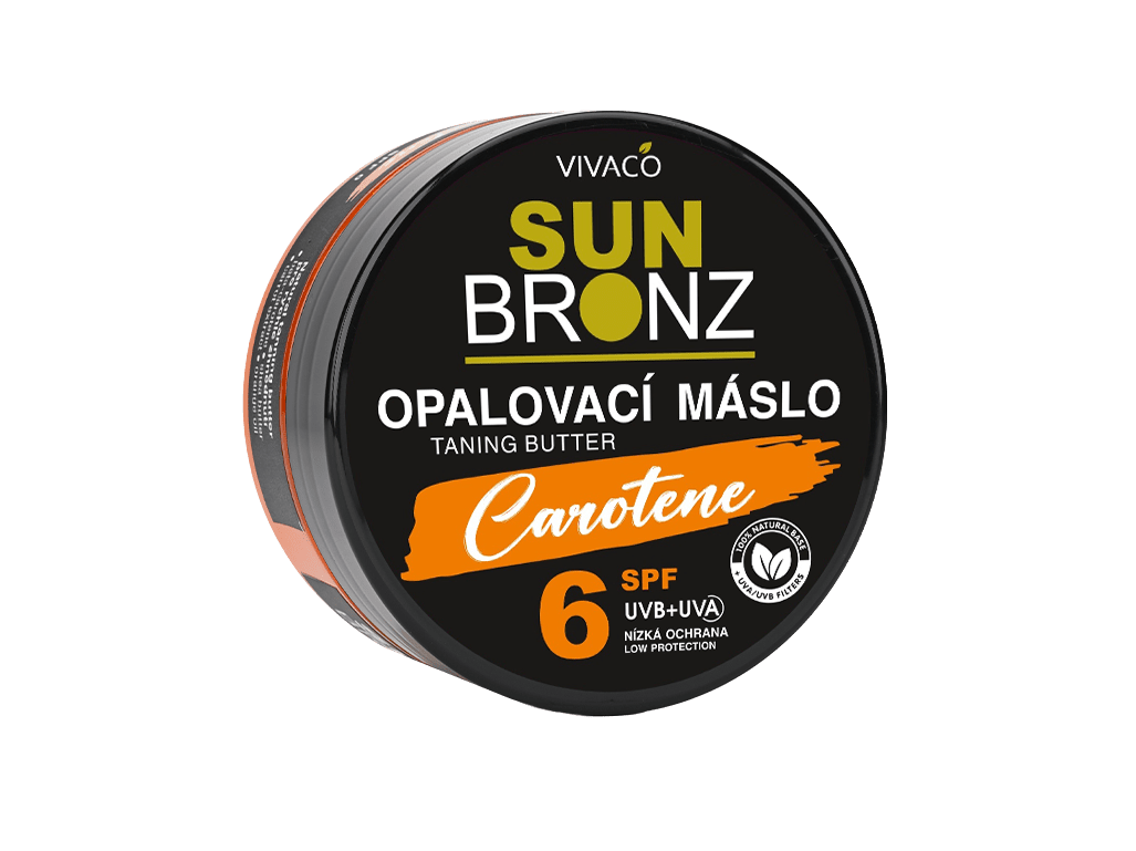 VIVACO Sun bronz Opaľovacie maslo SPF 6 Carotene 150 ml