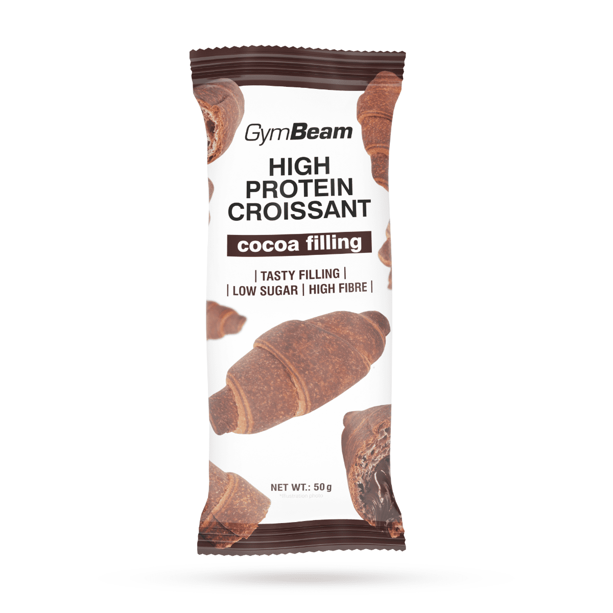GYMBEAM Vysokoproteínový croissant kakao 50 g