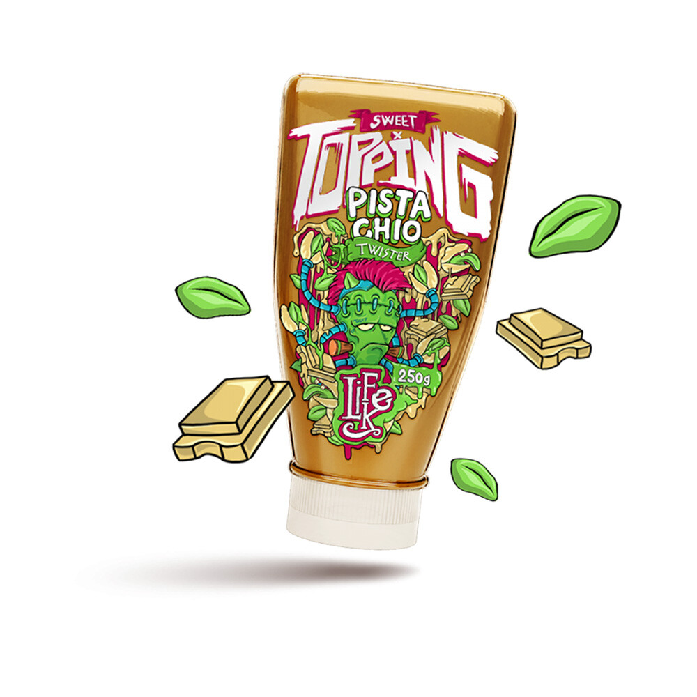 LIFELIKE Sweet Topping Twister pistácia 250 g