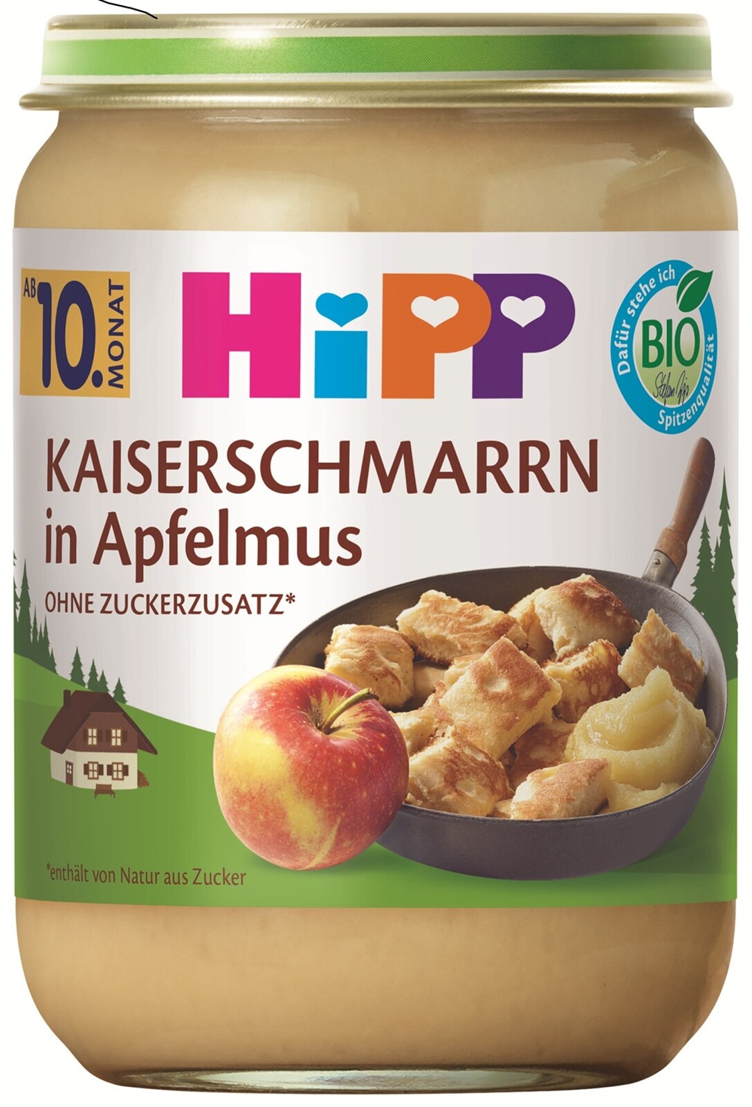 HIPP BIO Trhanec s jablkami 10m 190 g