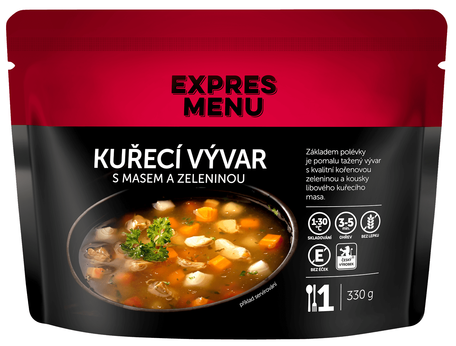 EXPRES MENU Kurací vývar so zeleninou 330 g