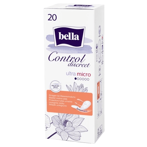 BELLA Control Discreet Ultra Micro inkontinenčné vložky 20 ks