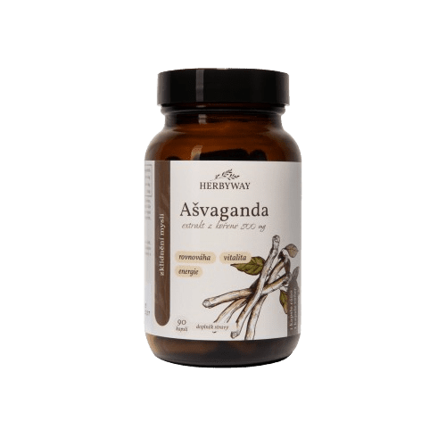 HERBYWAY Ašvaganda extrakt z koreňa 800mg, 90 kapsúl