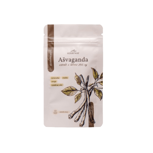 HERBYWAY Ašvaganda extrakt z koreňa 800mg, vzorka na 5 dní 10 kapsúl