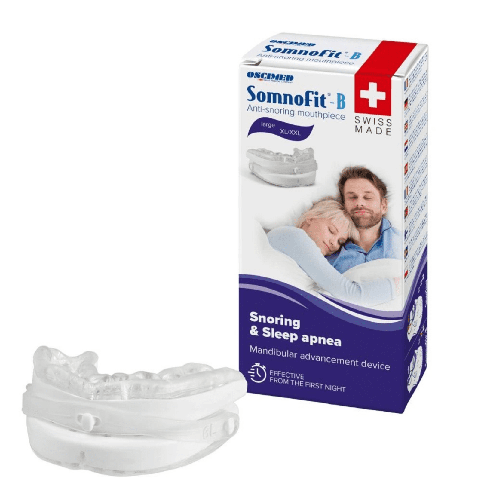 OSCIMED Somnofit - B pomôcka proti chrápaniu a spánkové apnoe