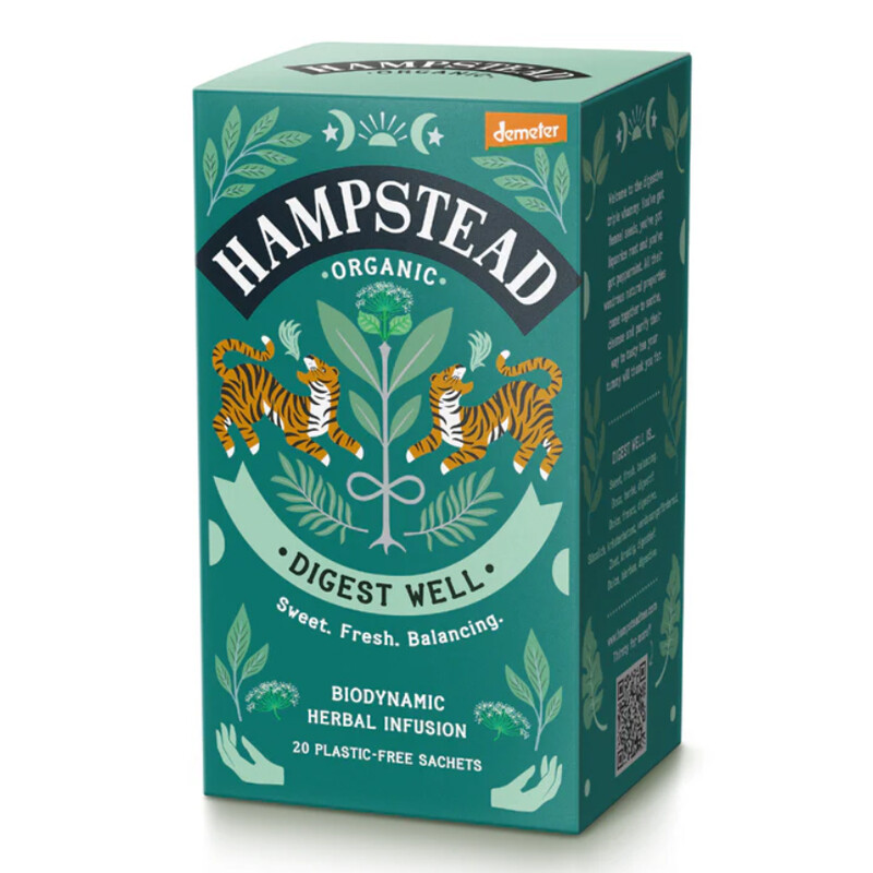 HAMPSTEAD TEA BIO bylinný čaj na podporu trávenia 20