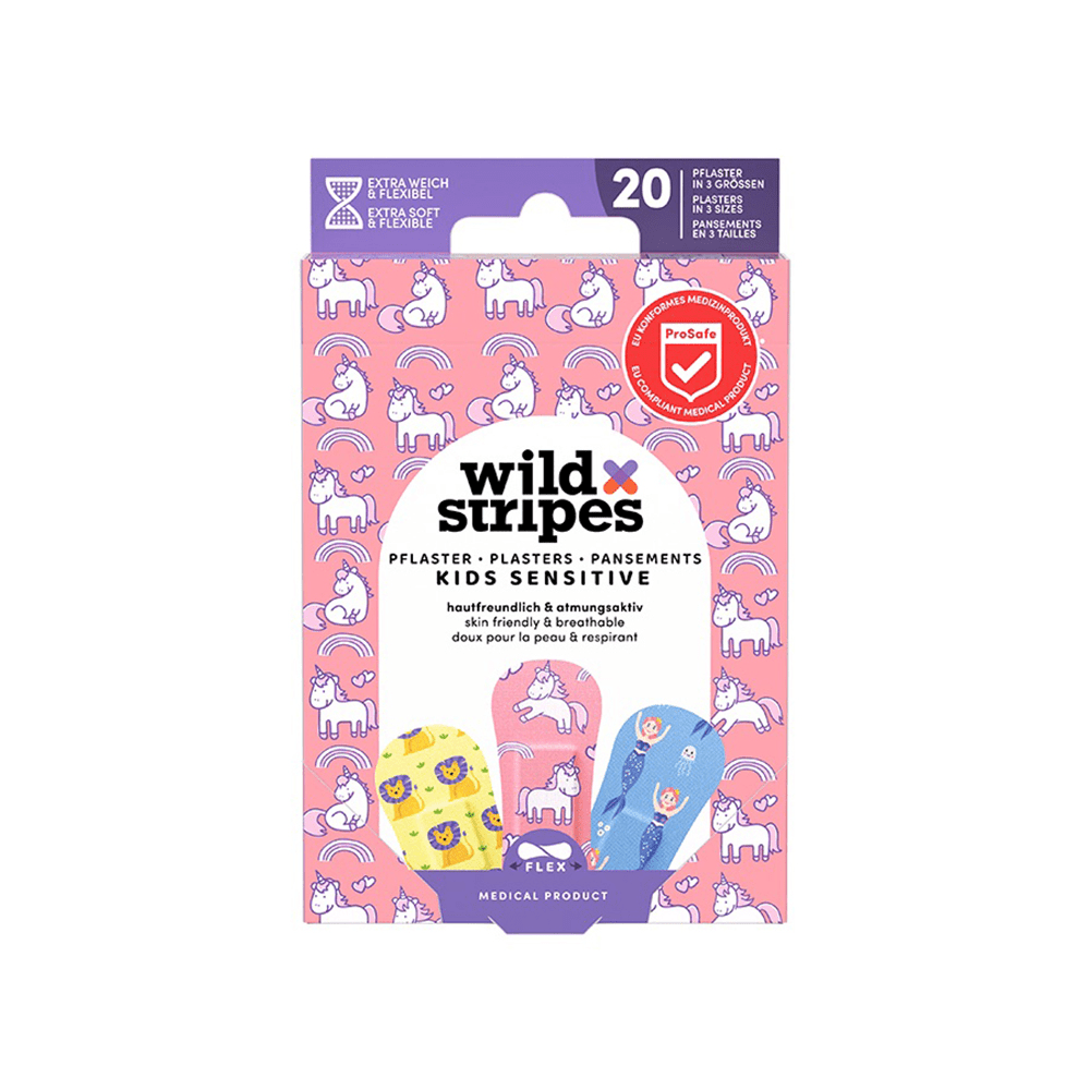 WILD STRIPES Kids Fantasy náplasti pre děti 20 ks