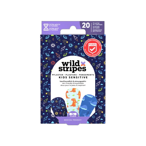 WILD STRIPES Kids Space náplasti pre děti 20 ks