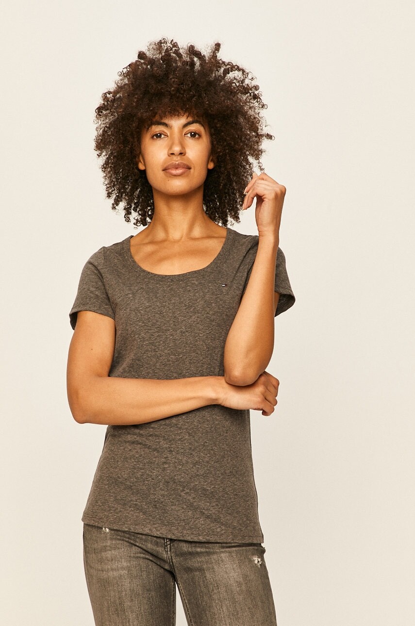 Tommy Jeans basic tričko dámske s bavlnou