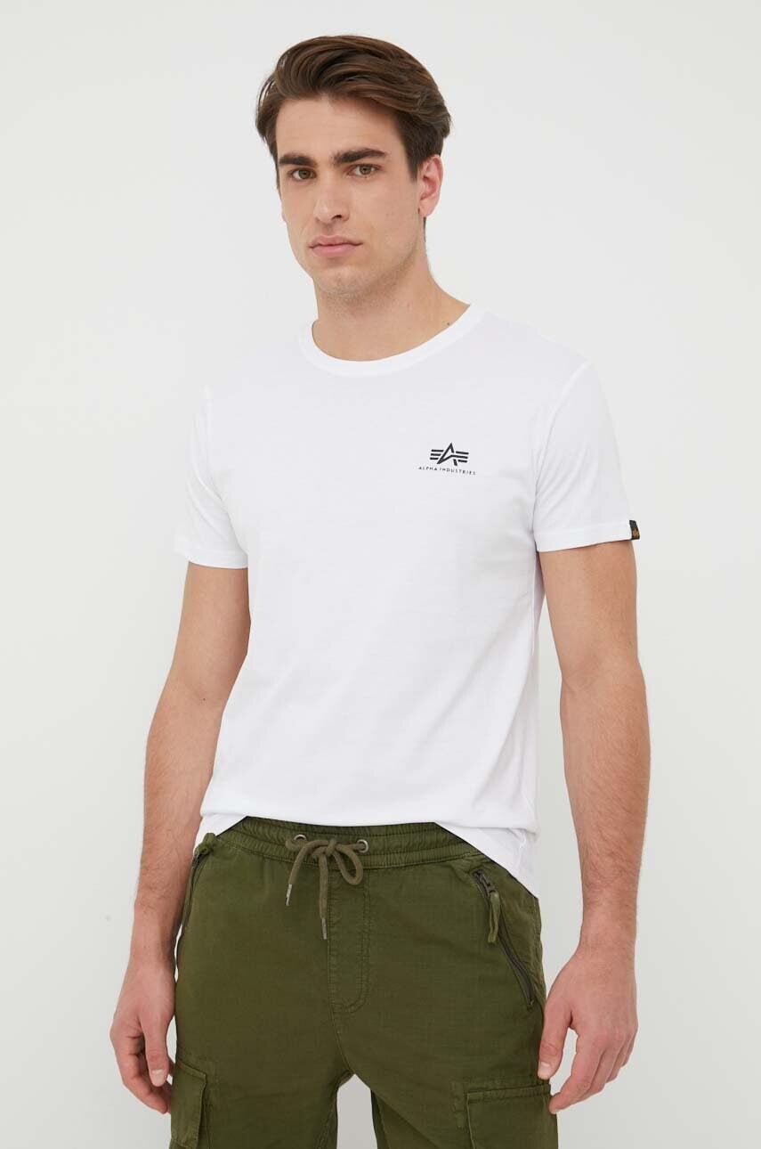 Bavlnené tričko Alpha Industries Basic T Small Logo