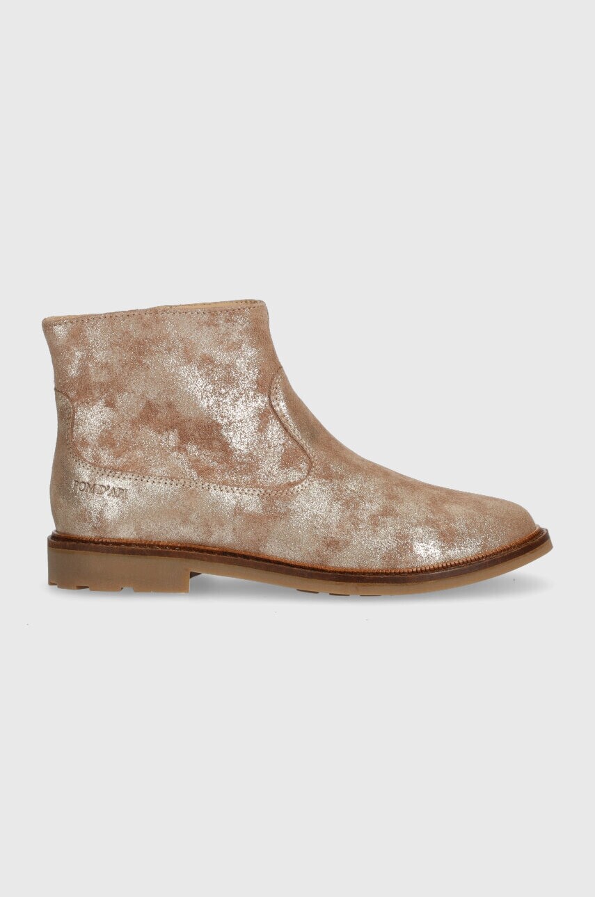 Detské semišové topánky Pom D'api SISTER BOOTS