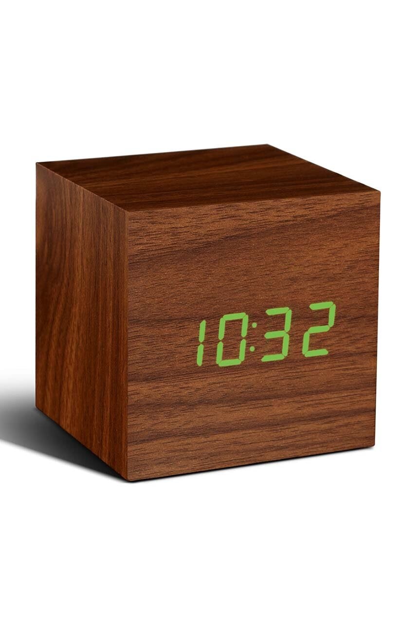 Stolné hodiny Gingko Design Cube Click Clock