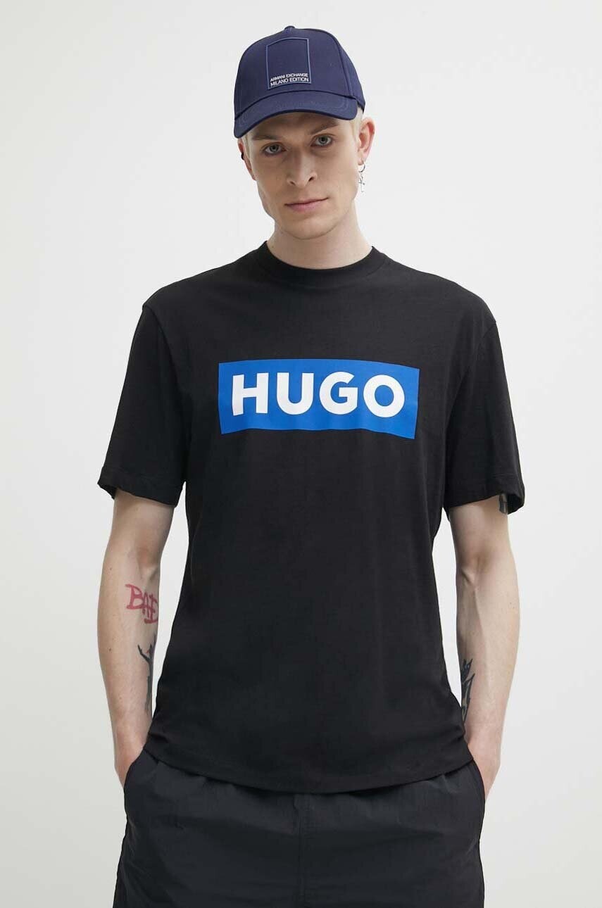 Bavlnené tričko Hugo Blue Nico