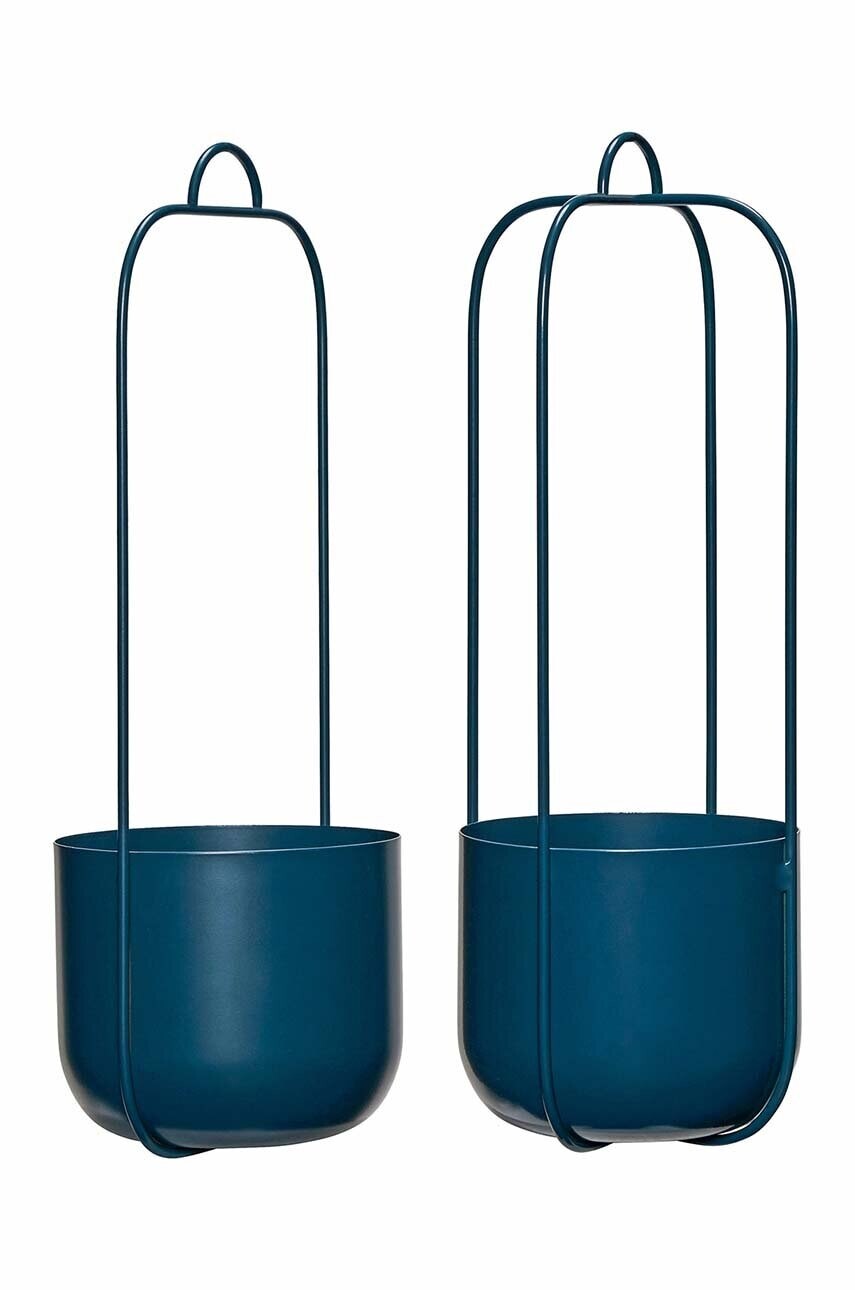 Závesný kvetináč Hübsch Lotus 16 x 44 cm 2-pak