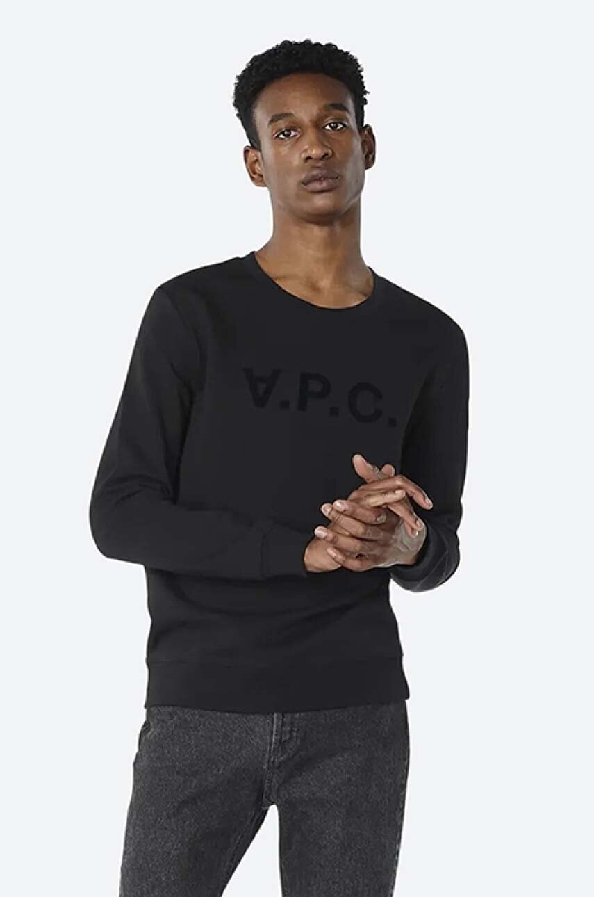 Bavlnená mikina A.P.C. Sweat Vpc Sweat Vpc COECQ-H27378 BLACK
