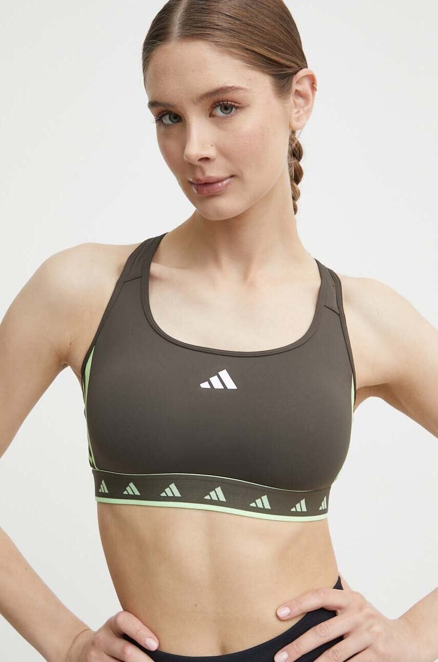 Športová podprsenka adidas Performance Powerreact Hyperglam
