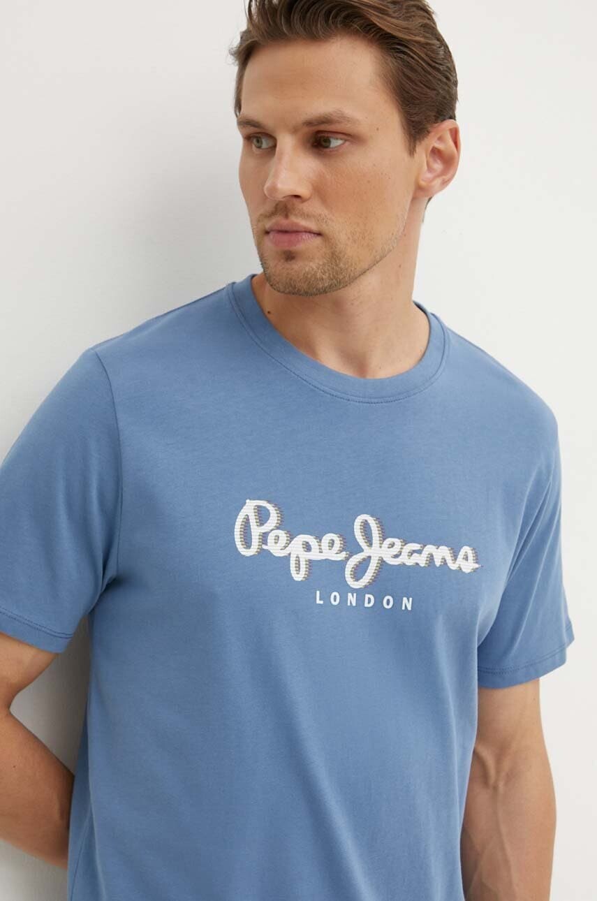 Bavlnené tričko Pepe Jeans ABEL