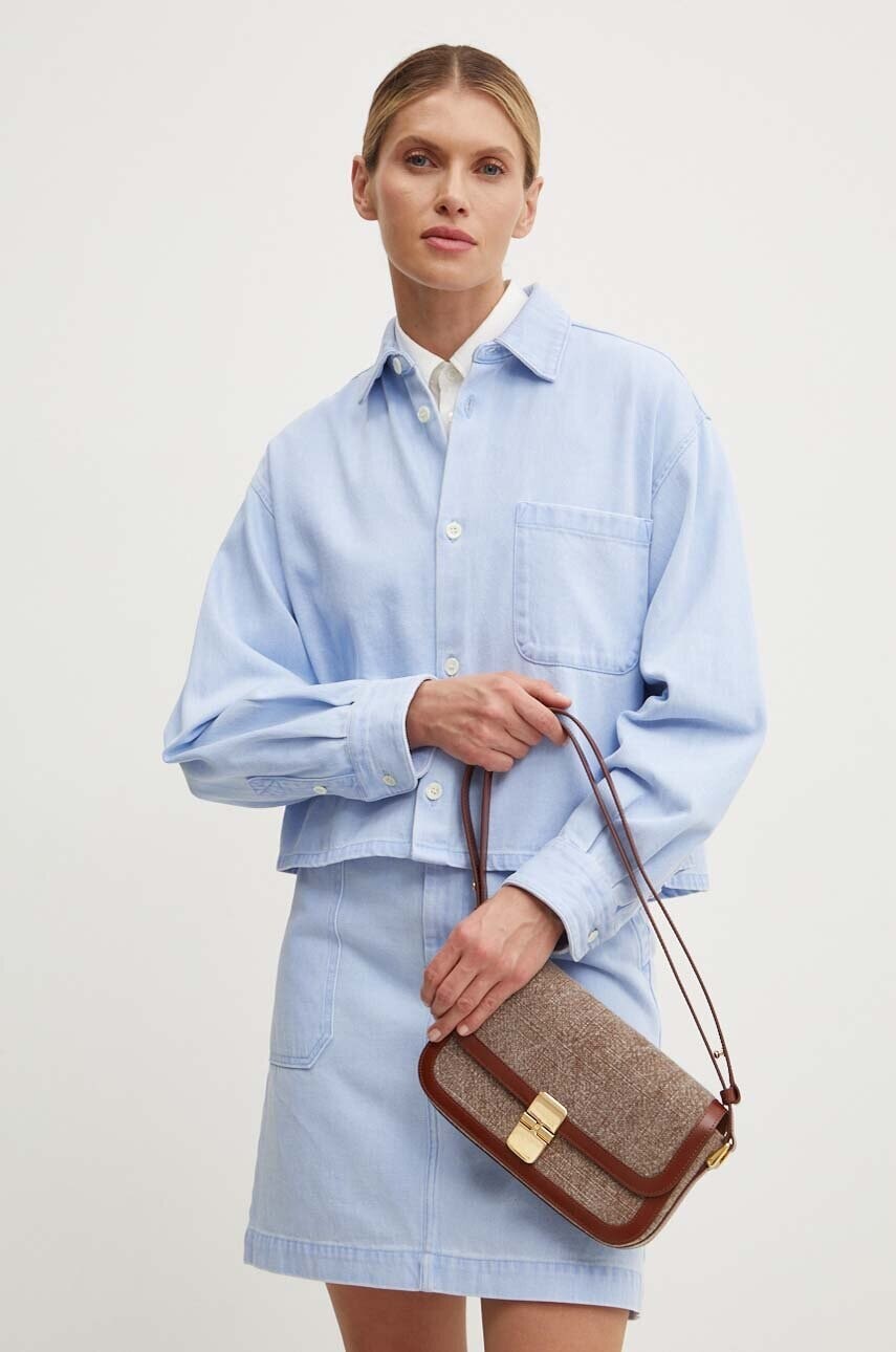 Rifľová košeľa A.P.C. surchemise samantha brodee