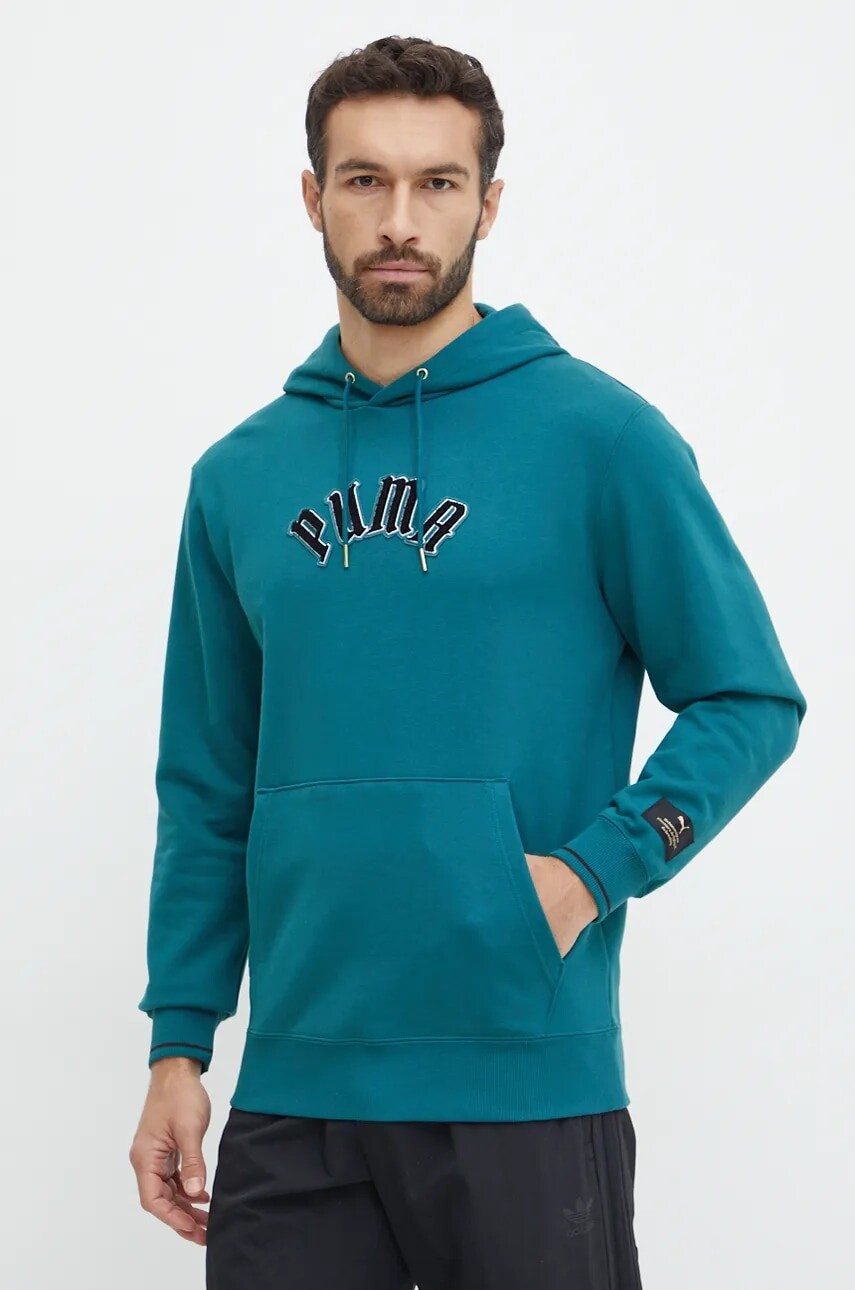 Bavlnená mikina Puma Classics Play Paris Hoodie