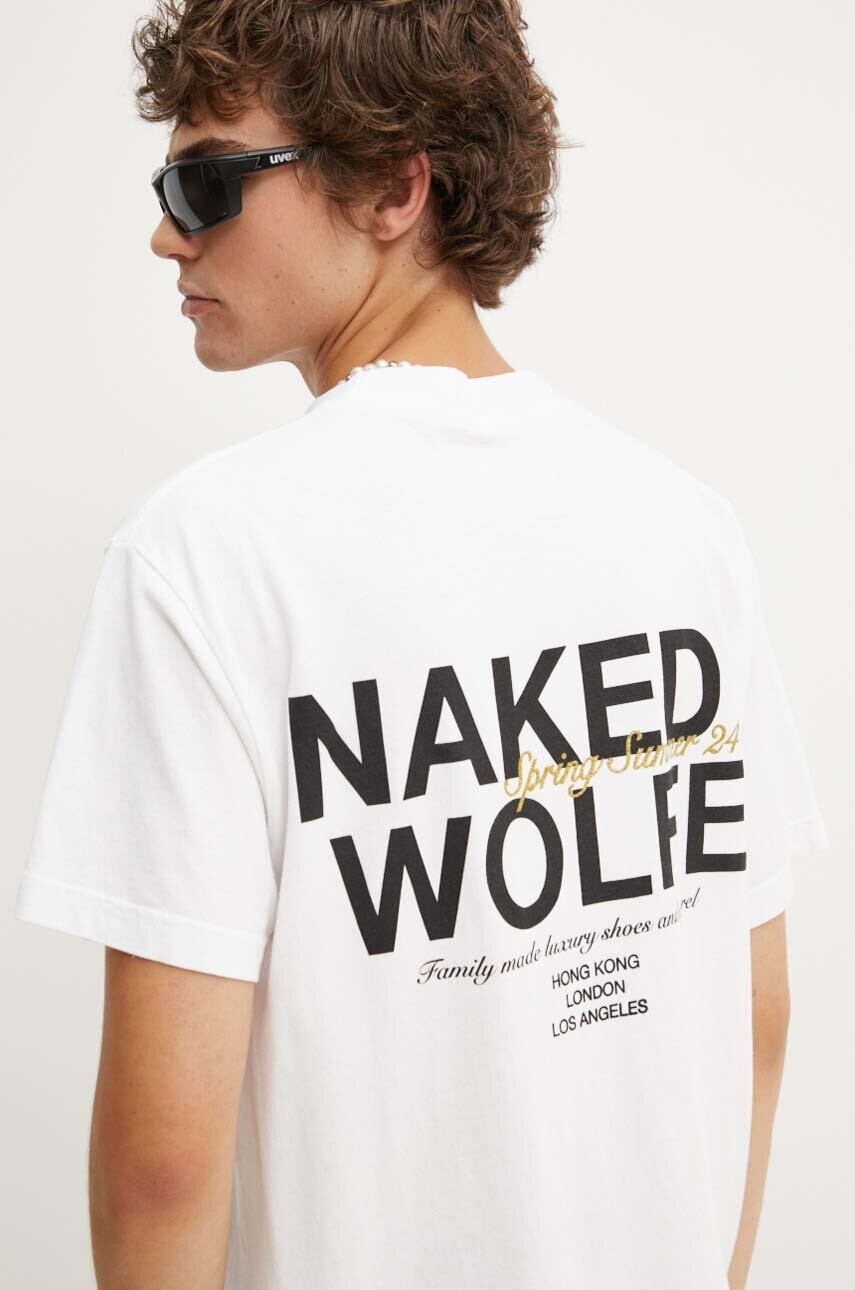 Bavlnené tričko Naked Wolfe