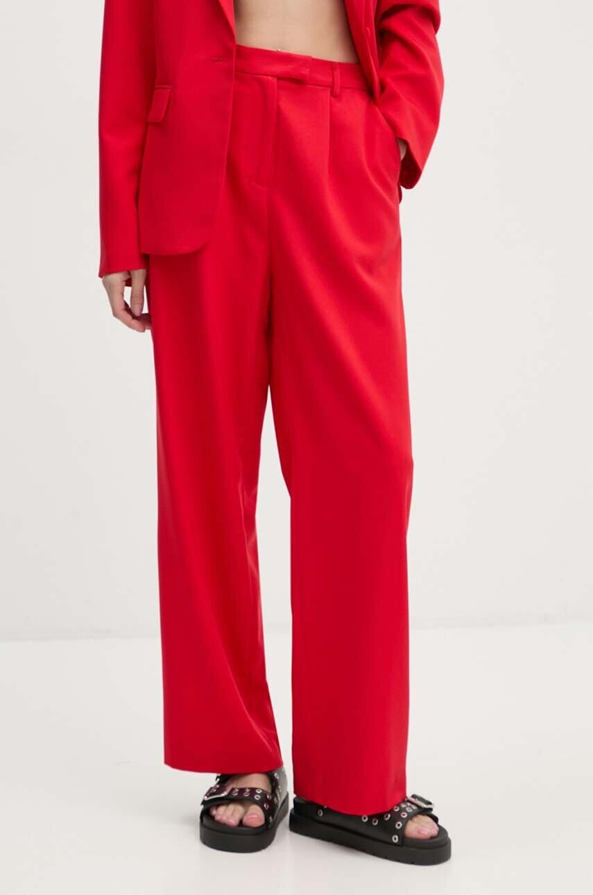 Nohavice Never Fully Dressed Red Sundazed Roamance arden Trousers