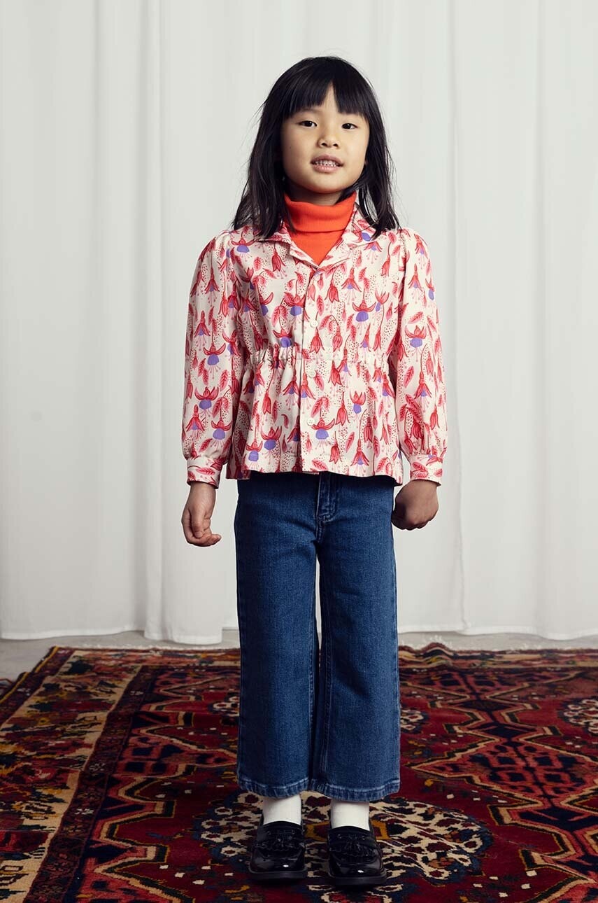Detská košeľa Mini Rodini Fuchsia