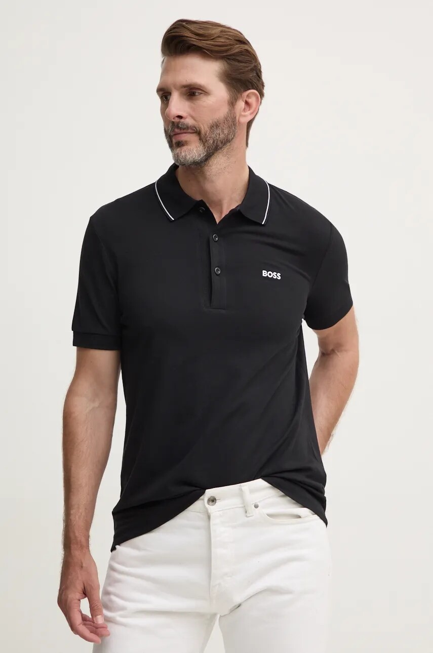 Bavlnené polo tričko Boss Green Paule 4