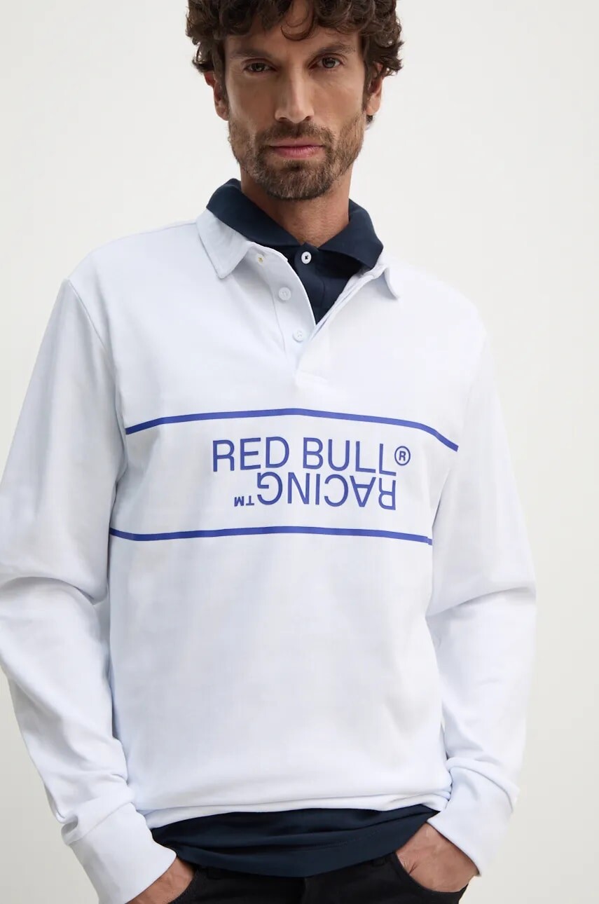 Bavlnené tričko s dlhým rukávom Red Bull Racing x Pepe Jeans