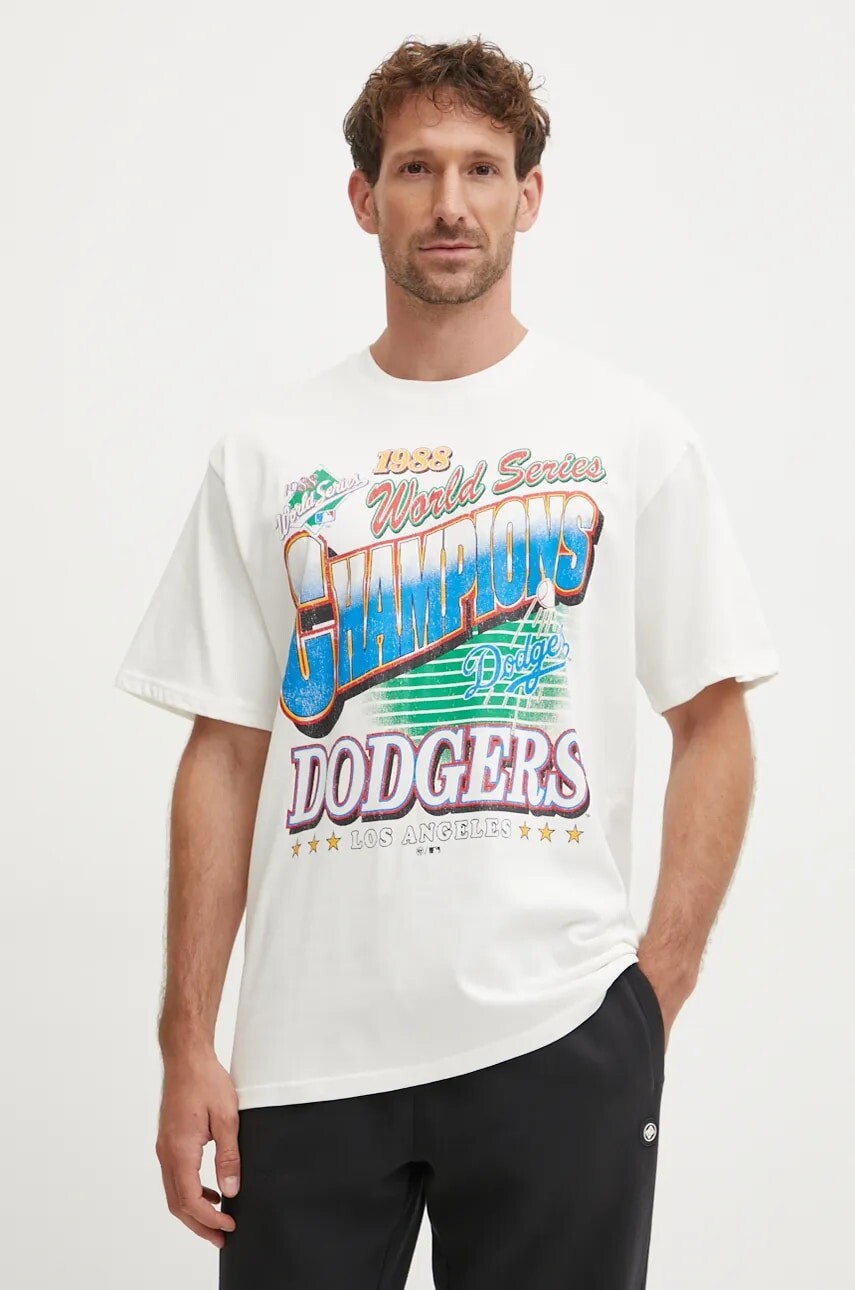 Bavlnené tričko 47 brand MLB Los Angeles Dodgers