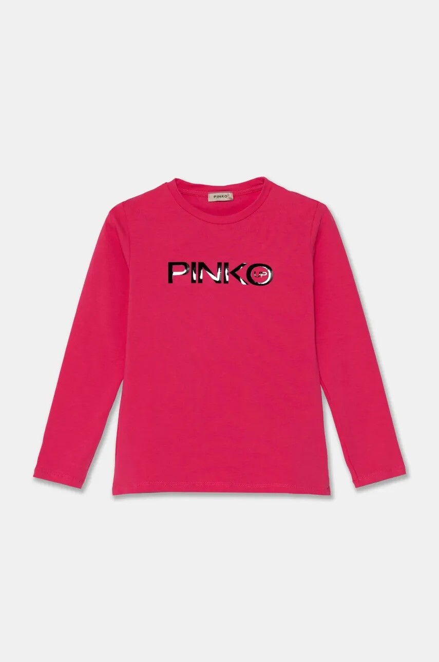 Detská bavlnená košeľa s dlhým rukávom Pinko Up
