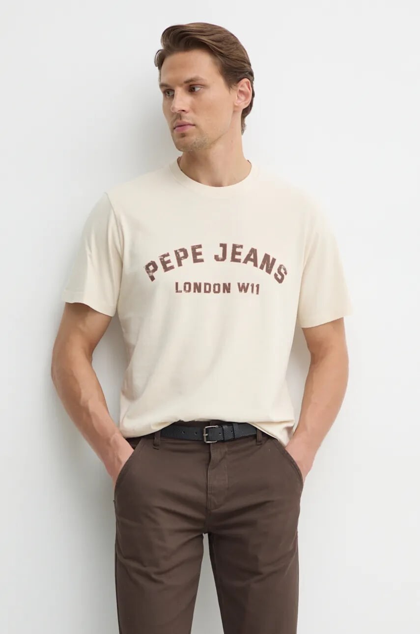 Bavlnené tričko Pepe Jeans ALDRIDGE