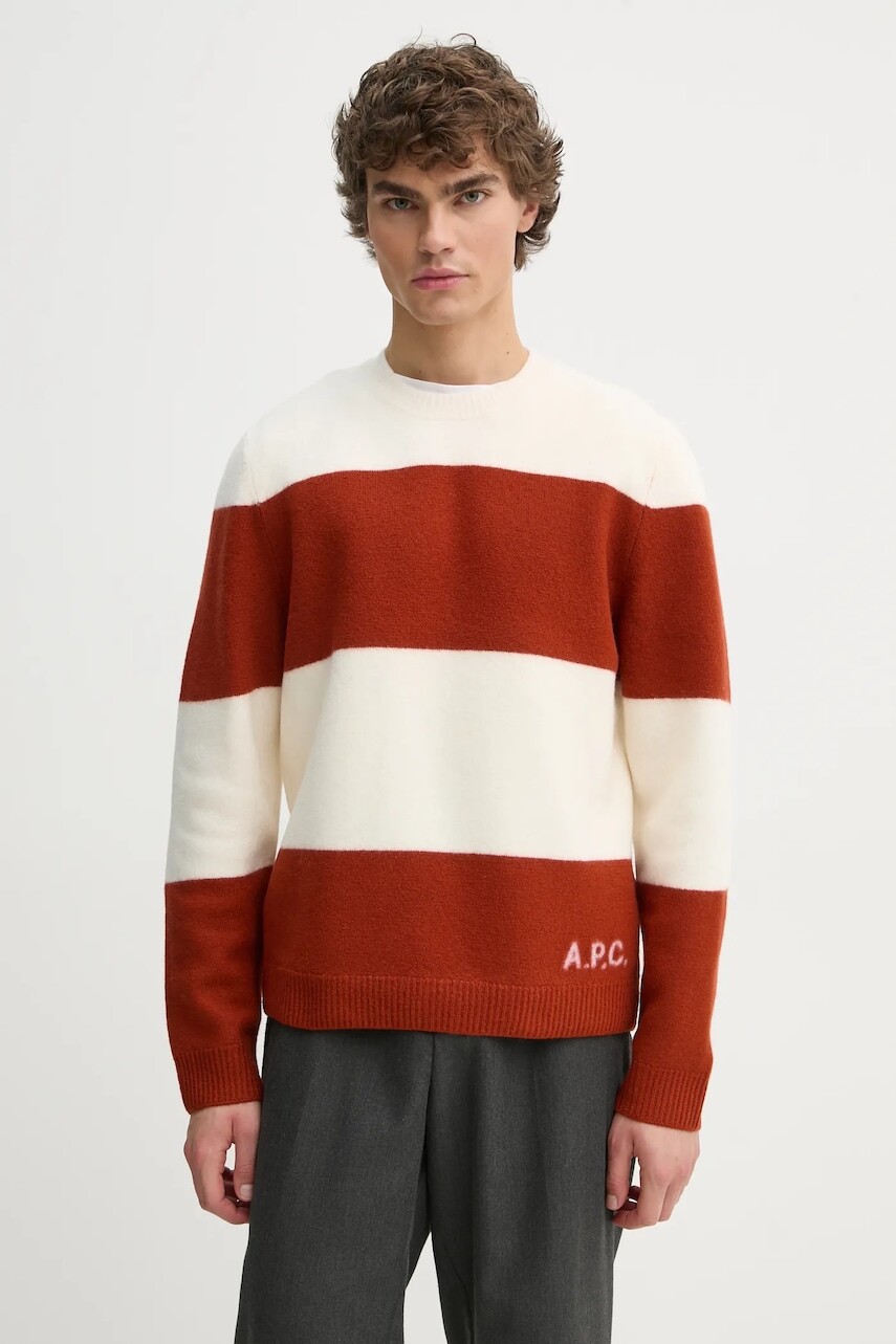 Vlnený sveter A.P.C. pull edwardo