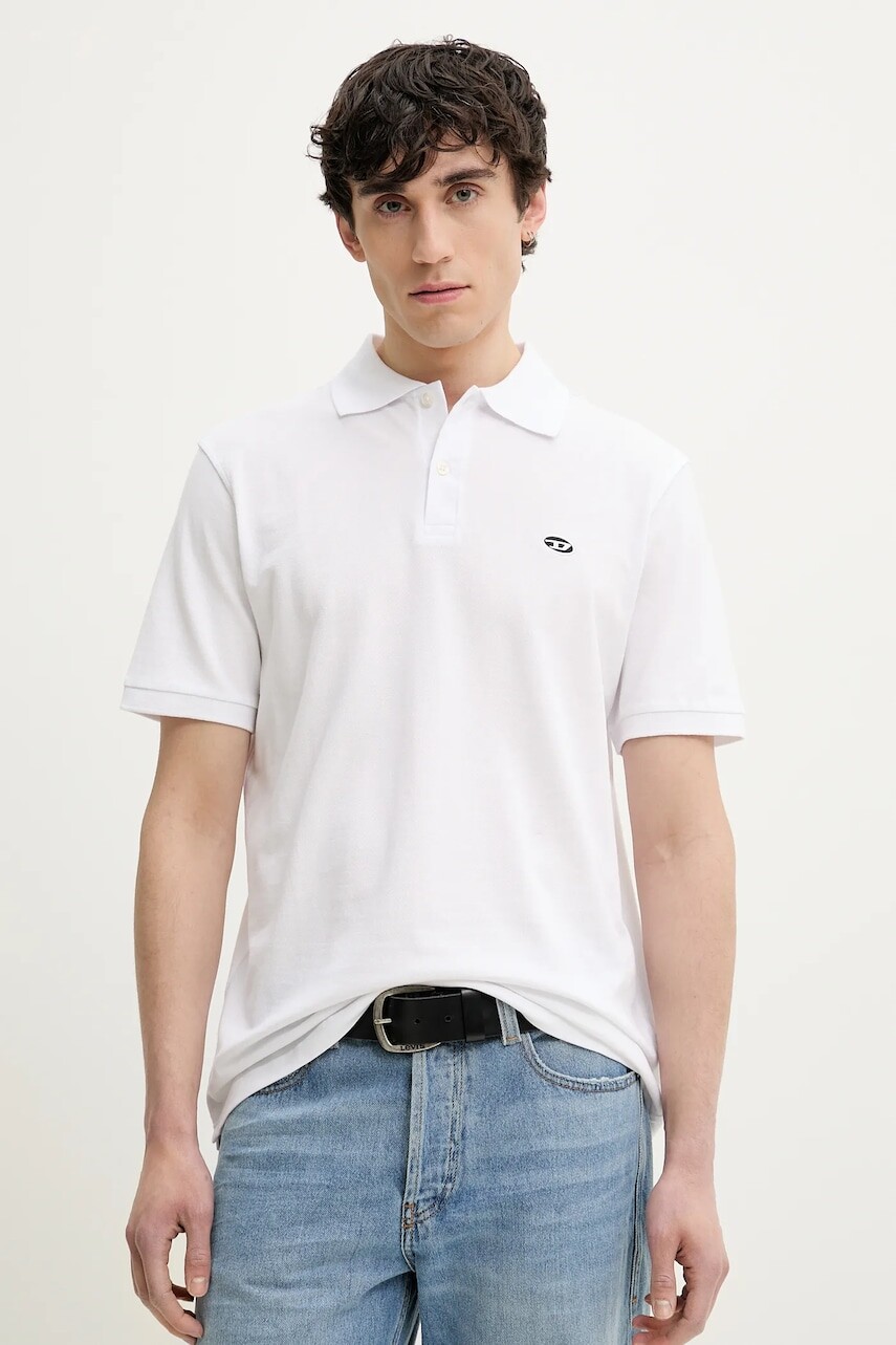 Bavlnené polo tričko Diesel T-REJUST-DOVAL-PJ POLO SHIRT