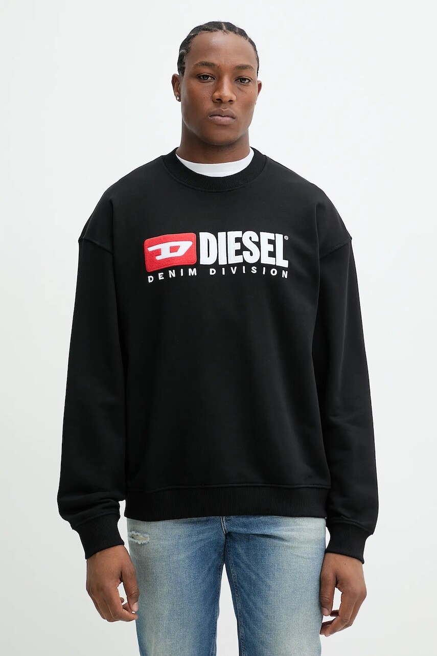 Bavlnená mikina Diesel S-BOXT-DIV SWEAT-SHIRT