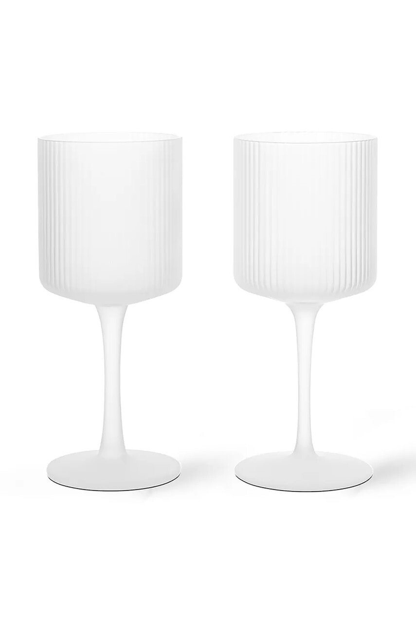Sada pohárov na víno ferm LIVING Ripple 260 ml 2-pak