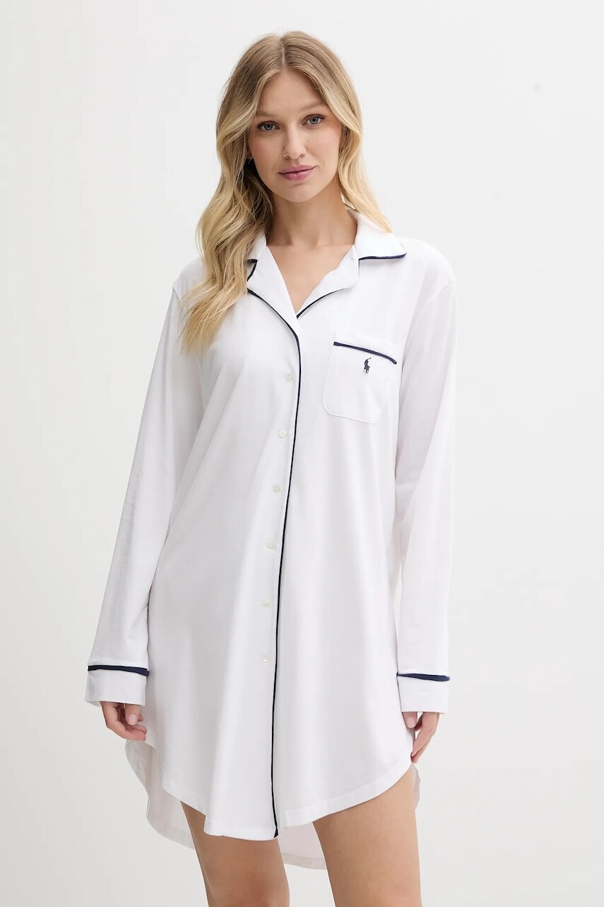 Polo Ralph Lauren nočná košieľka dámska s bavlnou