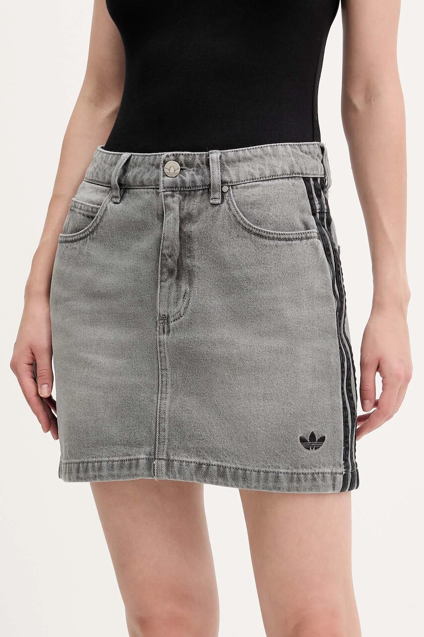 Rifľová sukňa adidas Originals Denim Mini Skt