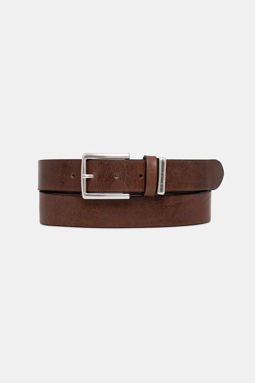 Kožený opasok U.S. Polo Assn. Hitchcock