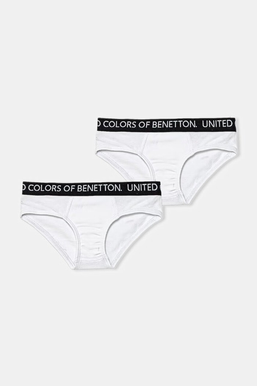 United Colors of Benetton slipy detské bavlnené s elastanom 2-pak