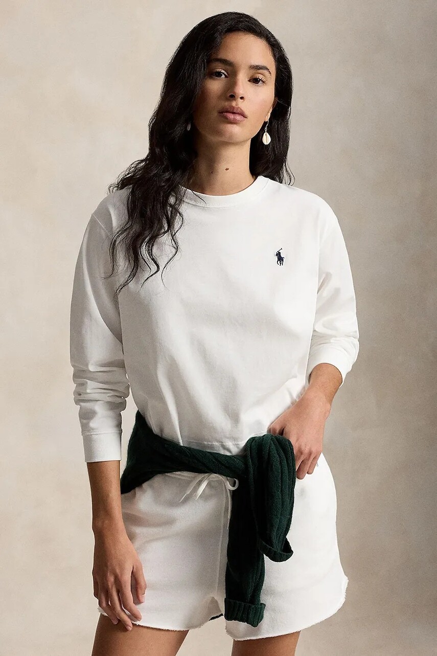Polo Ralph Lauren tričko s dlhým rukávom dámske bavlnené Wimbledon