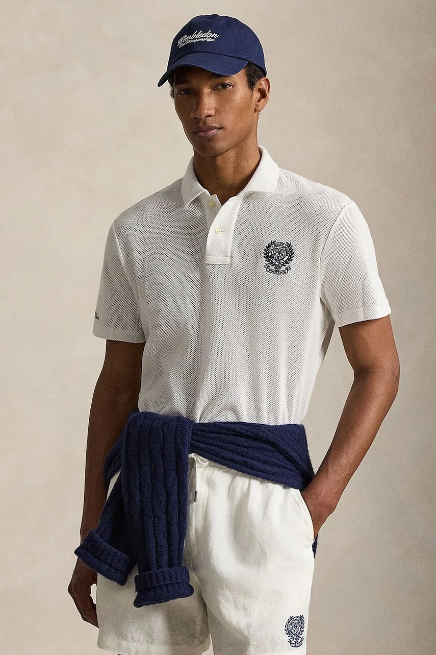 Polo Ralph Lauren polo tričko pánske bavlnené Wimbledon