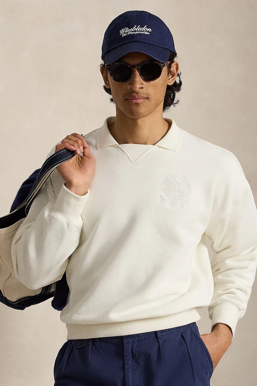 Polo Ralph Lauren mikina pánska bavlnená Wimbledon