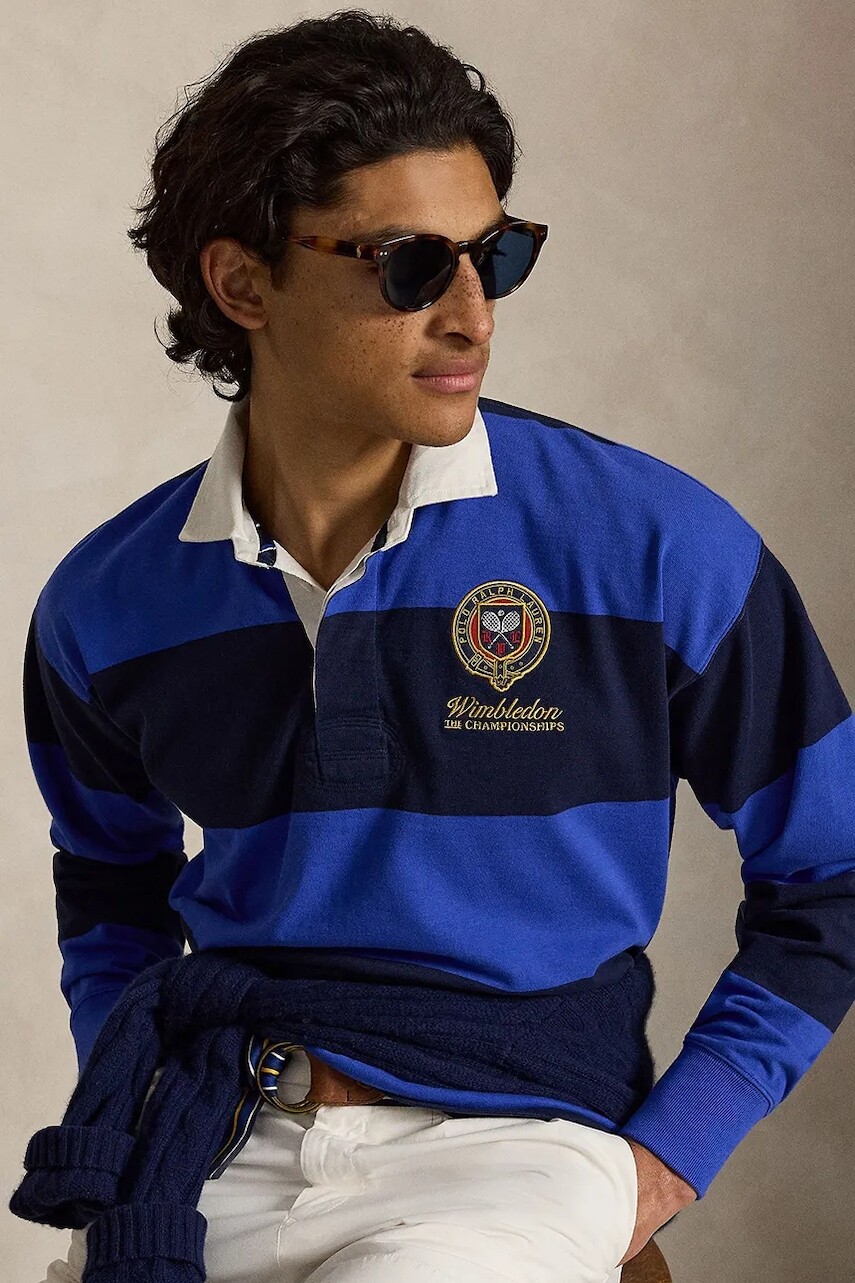 Polo Ralph Lauren sveter pánsky bavlnený Wimbledon