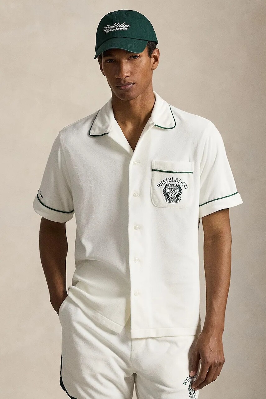 Polo Ralph Lauren košeľa pánska bavlnená Wimbledon